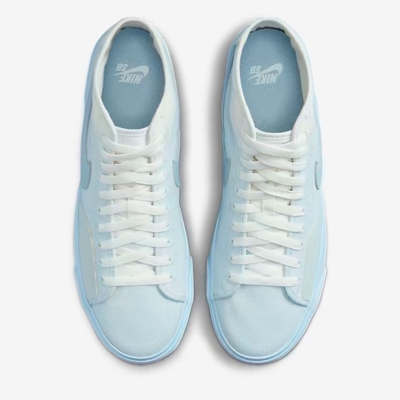 Nike SB BLAZER COURT MID PREMIUM Celestine Blue Men’s sneakers - athletic shoes - Picture 9 of 16
